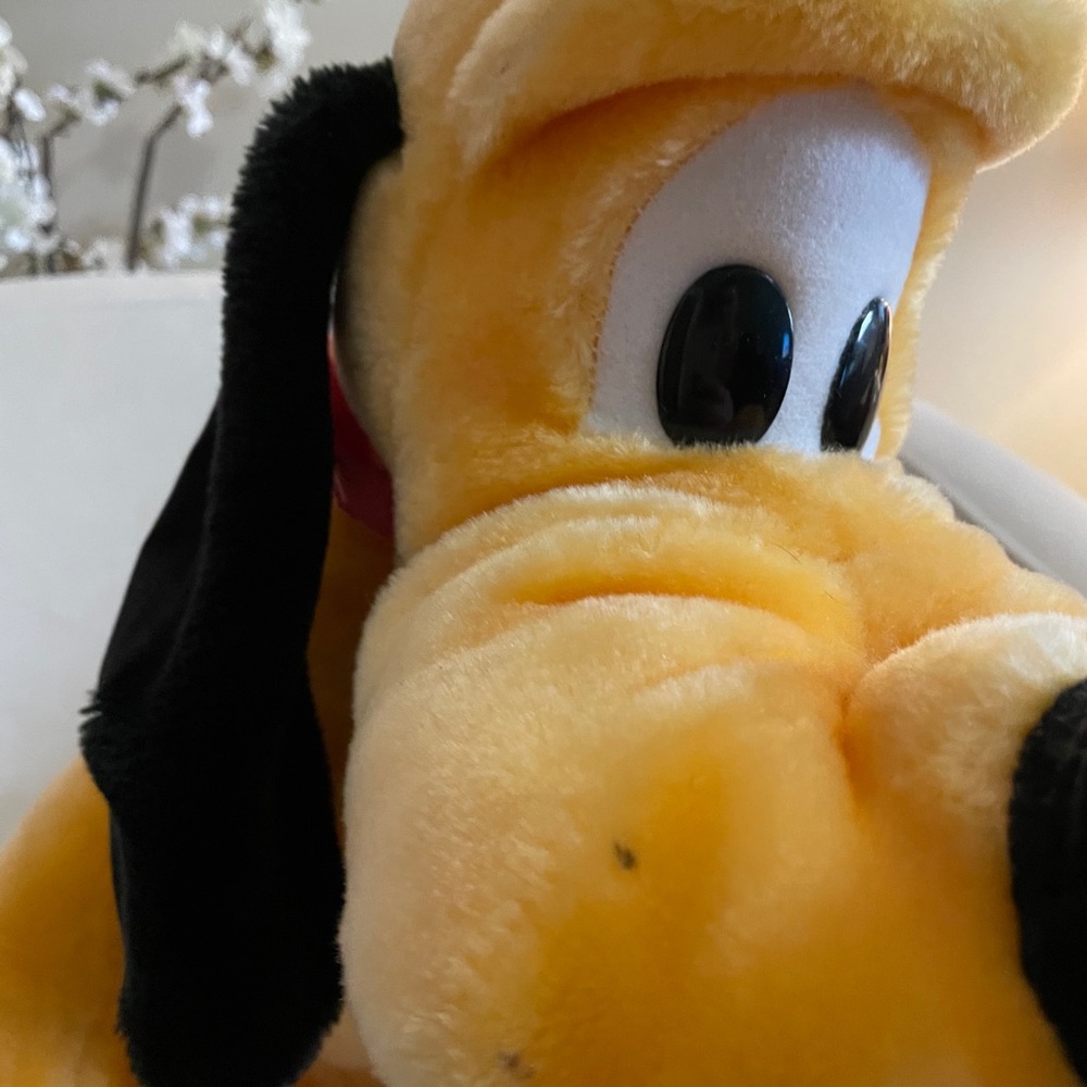 NWT Vintage Disneyland Large Sitting Pluto Plush - Picture 11 of 11